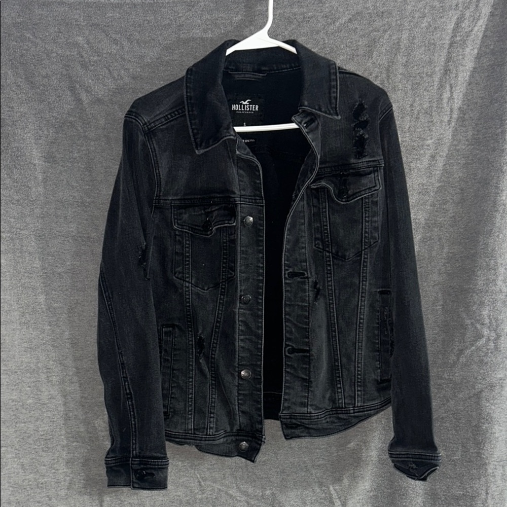 Hollister Black Lightweight Shirt Jacket Versatile Style